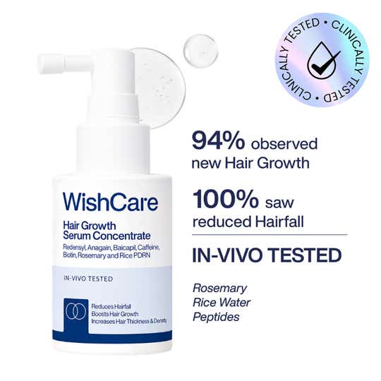 WishCare Hair Growth Serum Concentrate with Redensyl In Vivo Tested Boosts Hair Growth (30 ml)