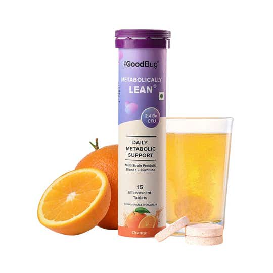 The Good Bug Metabolically Lean Orange Effervescent Tablets (15 Tablets)