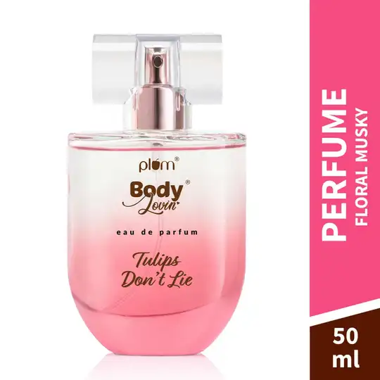 Plum BodyLovin' Tulips Don't Lie Eau De Parfum - Long Lasting Vanilla Perfume (50ml)
