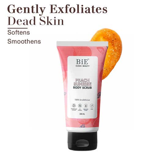 Bie Peach Sunrise Body Scrub (200 ml)