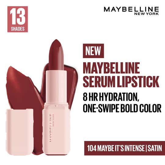 Maybelline Serum Lipstick Satin - 104 Maybe It's Intense (4.3 g)