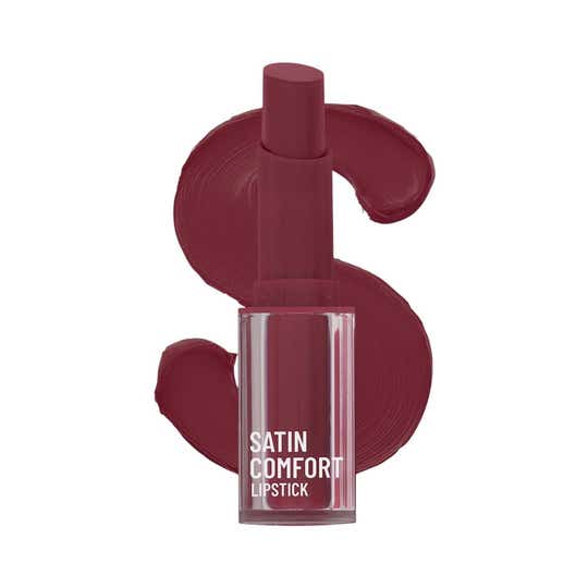 Swiss Beauty Satin Comfort Lipstick - Wine Stain (3 g)