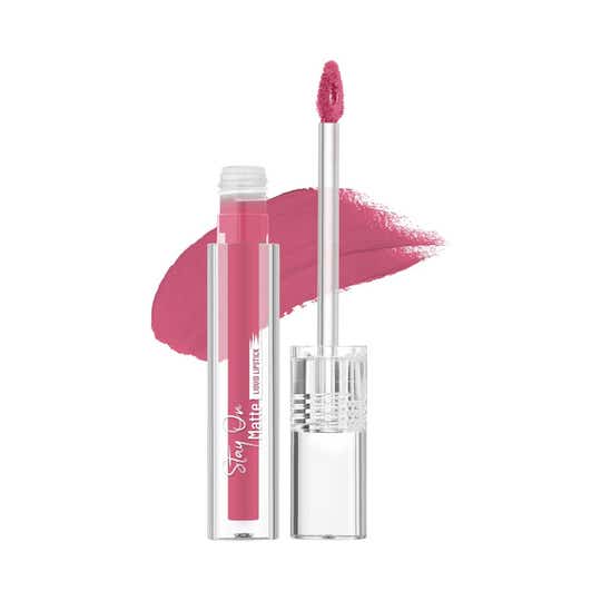 Swiss Beauty Stay On Matte Liquid Lipstick - Supple Pink (2 g)