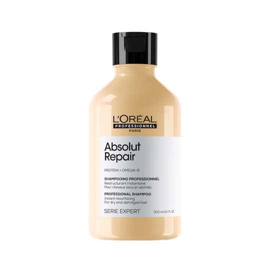 L'OREAL PROFESSIONNEL Absolut Repair Shampoo For Dry and Damaged Hair With Protein & Omega 9 (300 ml)