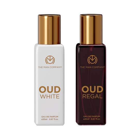 The Man Company Oud Luxe Duo Perfume Set for Man - Oud White & Oud Regal (2 pcs)