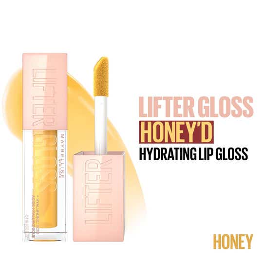 Maybelline New York Lifter Gloss Hydrating Honey'd Lip Gloss - Honey (5.4 ml)