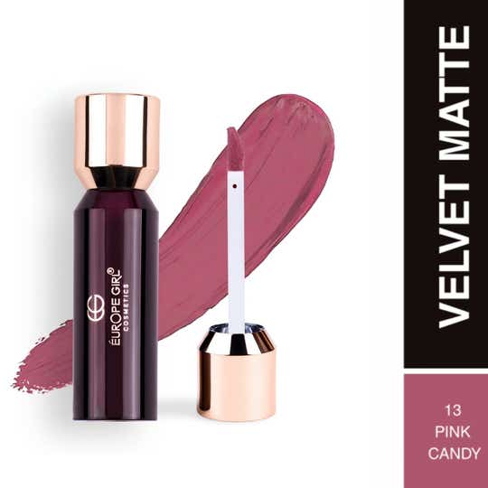 Europe Girl Velvet Matte Liquid Lipstick - Pink Candy 13 (3.5 g)
