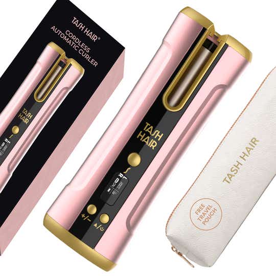 Tash Hair Twirl Automatic Cordless Hair Curler - Blush (1 Pcs)