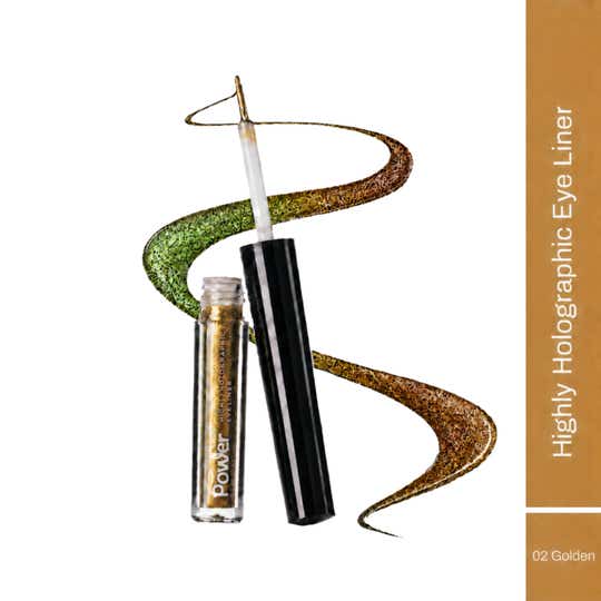 Power Beauty Highly Holographic Eye Liner - Golden 02 (1.6 ml)