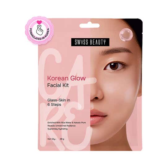 Swiss Beauty Care Korean Glow Facial Kit (49 g)