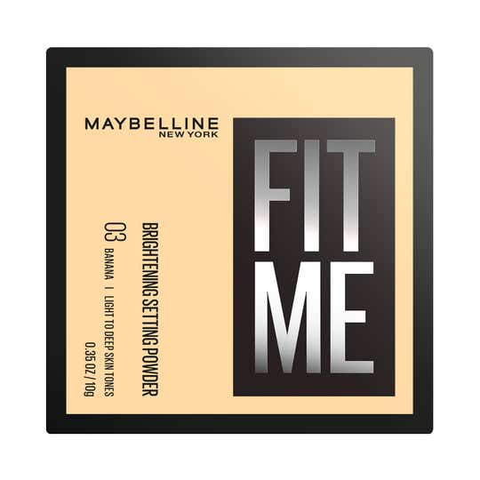 Maybelline Fit Me Loose Powder 16H Matte, Brightens & Blures Pores - Brightening Banana - 03 (10 g)
