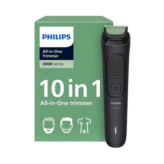 Philips 10-In-1 Multipurpose Trimmer for Face & Body for Men MG3931/15