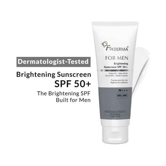 Fixderma Brightening Sunscreen SPF 50 PA++++ for Men (50 g)