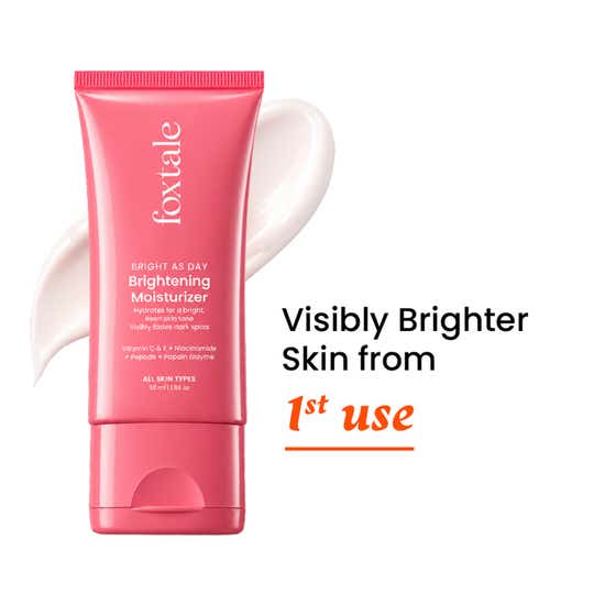 Foxtale Brightening Moisturiser with Vitamin C & Niacinamide (50 ml)