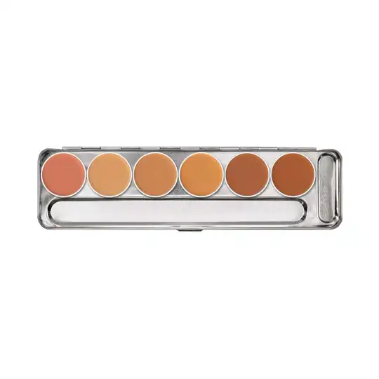 KRYOLAN Dermacolor Camouflage Creme Palette 6 Colors - Punjab2 (20 g)