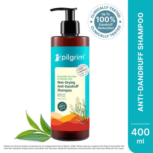 Pilgrim Australian Tea Tree and Salicylic Acid Anti Dandruff Shampoo (400 ml)