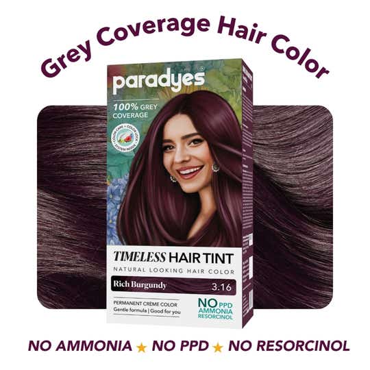 Paradyes Permanent Timeless Hair Tint Cream Color - 3.16 Rich Burgundy (160 g)