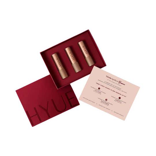 Hyue Velvette Kiss Gift Set - Brown (3 pcs)