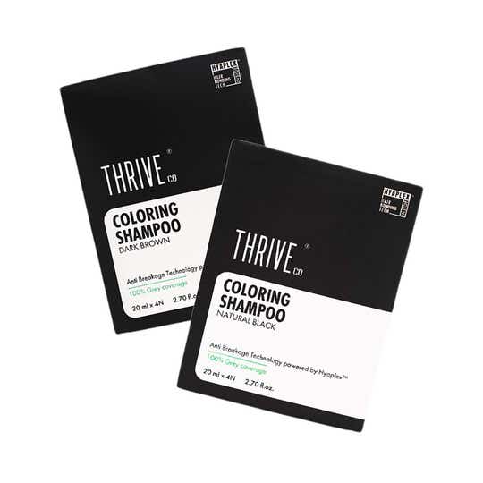 Thriveco Coloring Shampoo - Dark Brown (4 pcs)