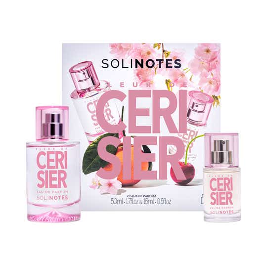 SOLINOTES Fleur De Cerisier/Cherry Blossom Eau De Parfum Gift Set Unisex Perfume (2 pcs)