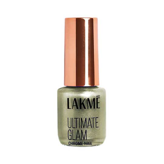 Lakme Ultimate Glam Chrome Nail Paint - Sage (6 ml)