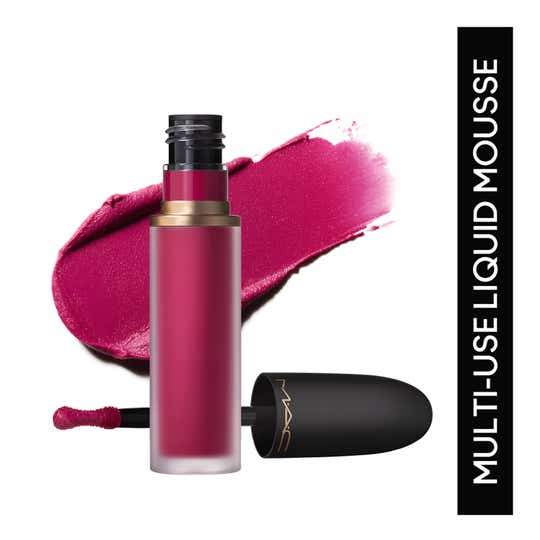 M.A.C Powder Kiss Lip And Cheek Mousse - Make It Fashun! (5 ml)