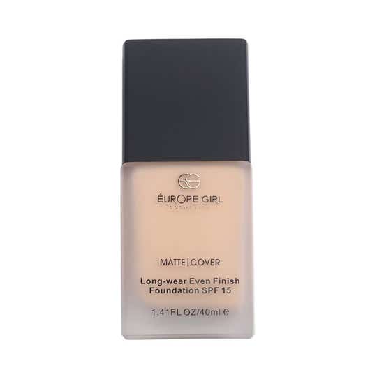Europe Girl Long-Wear Matte Cover Foundation With SPF 15 - 125 (40 ml)