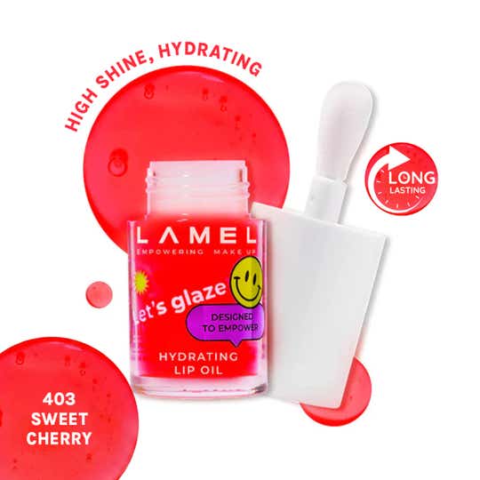 Lamel Hydrating Lip Oil Let`S Glaze - 403 Sweet cherry (4 g)