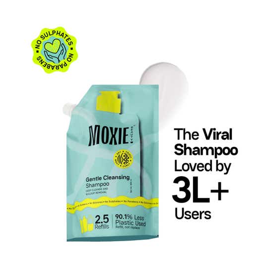 Moxie Beauty Gentle Cleansing Sulphate Free Shampoo For Dry & Frizzy Hair (500 ml)
