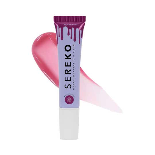 Sereko Ceramide Peptide Tinted Lip Balm for Dry Chapped Lips - Raspberry Sorbet (8 g)