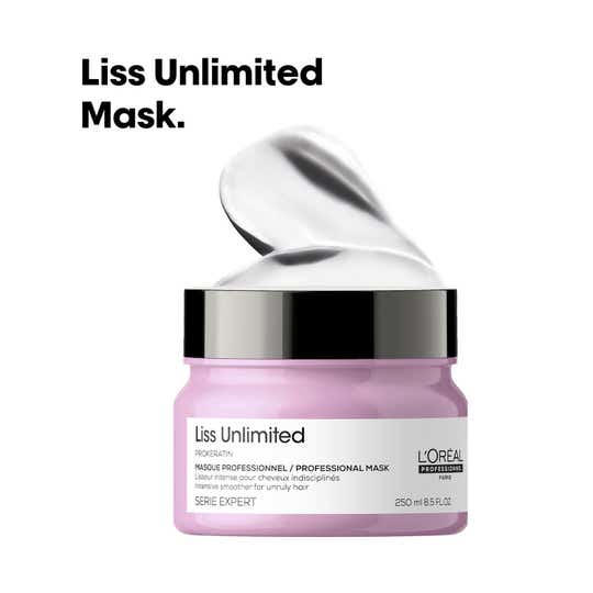 L'OREAL PROFESSIONNEL Liss Unlimited Mask for Frizzy & Unruly Hair (250 ml) With Pro-Keratin