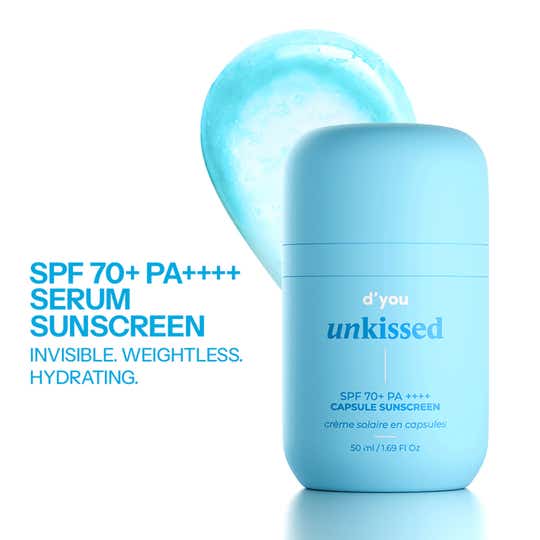 d'you unkissed Serum Sunscreen With SPF 70+ & PA++++ (50 ml)