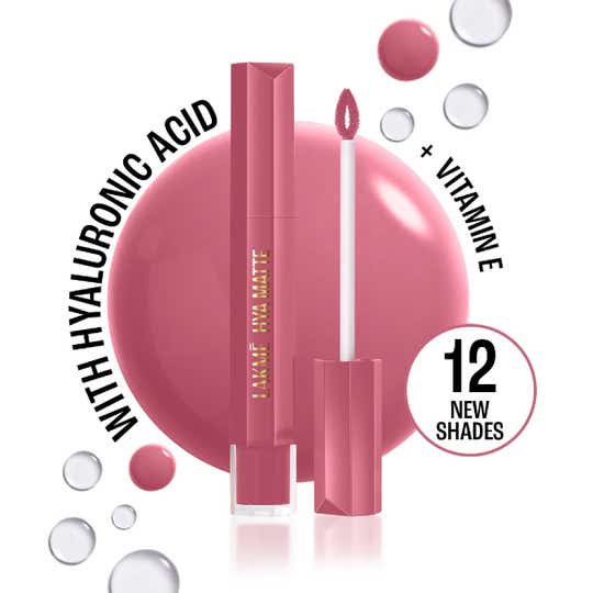 Lakme 9 To 5 Hya Matte Hydrating Liquid Lipstick - Werk Mauve (5.3 ml)