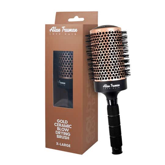 Alan Truman Gold Ceramic Blow-Drying Brush - XLarge