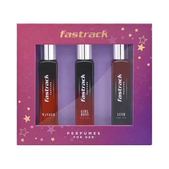 Fastrack Gift Pack Perfume for Women - Girl Boss, Lush, Wander (3 pcs)