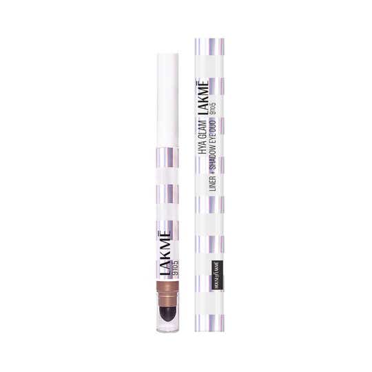 Lakme 9To5 Hya Glam Liner + Shadow Eye Duo With Hyaluronic Acid & Vitamin E - Blushed Gold (1.8 g)