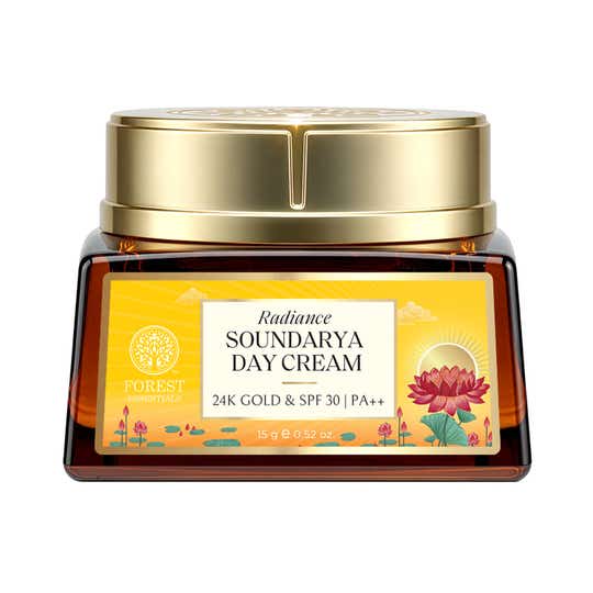 Forest Essentials Soundarya Radiance Cream with 24K Gold SPF 30 PA++ Moisturizer (50 g)