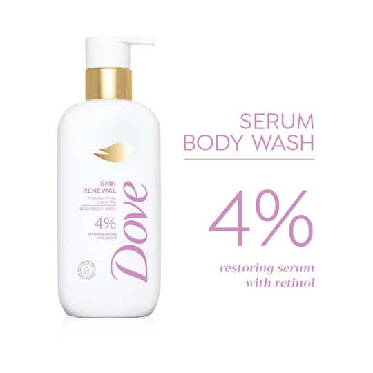 Dove 4% Restoring Serum with Retinol Skin Renewal Bodywash (300 ml)