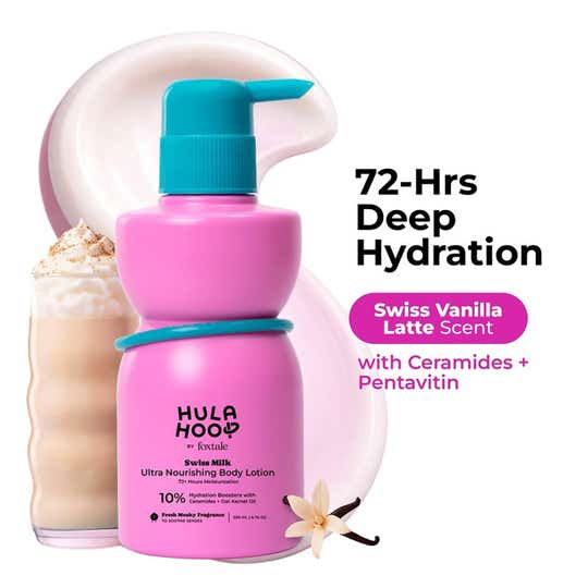Foxtale Hula Hoop Swiss Milk Ultra Nourishing Moisture Body Lotion (200 ml)