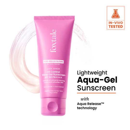 Foxtale Cool Shade Oil Control Water Gel Sunscreen (50 g)