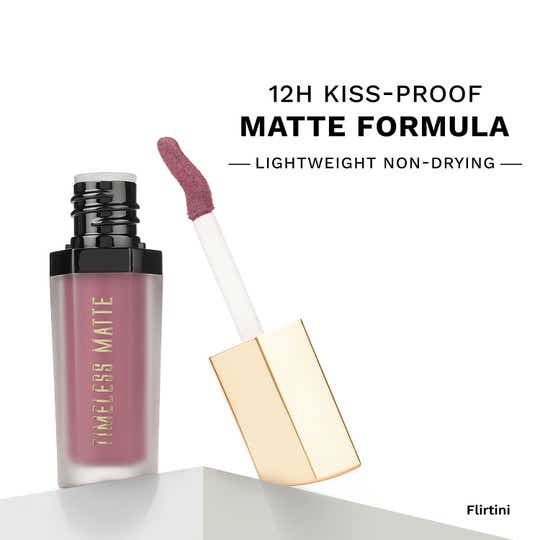 PAC Timeless Matte Mini 12H Longlasting Rich Pigment One Swipe Payoff Smudgeproof - Flirtini (3 ml)