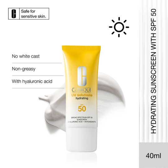 CLINIQUE UV Solutions Hydrating Sunscreen SPF 50 (40 ml)