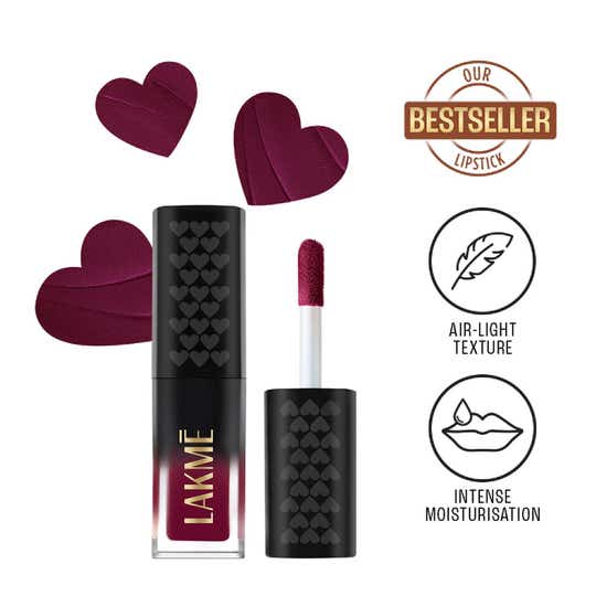 Lakme Xtraordin-airy Lip Mousse Mini - Dark Cherry (1.8 g)