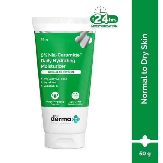 The Derma Co 5% Nia-Ceramide Daily Hydrating Moisturizer (50 g)