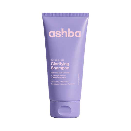 Ashba Clean Slate Clarifying Shampoo Deeply Cleanses, Removes Buildup, Non-Stripping + Color Safe (200 ml)