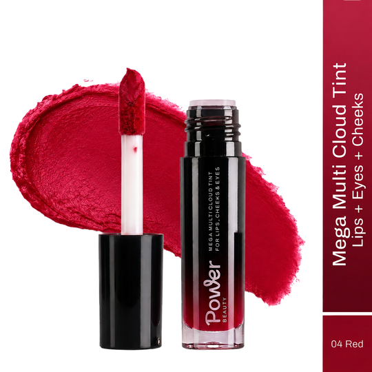 Power Beauty Mega Multi Cloud Tint Lips + Eyes + Cheeks - Red 04 (4 ml)