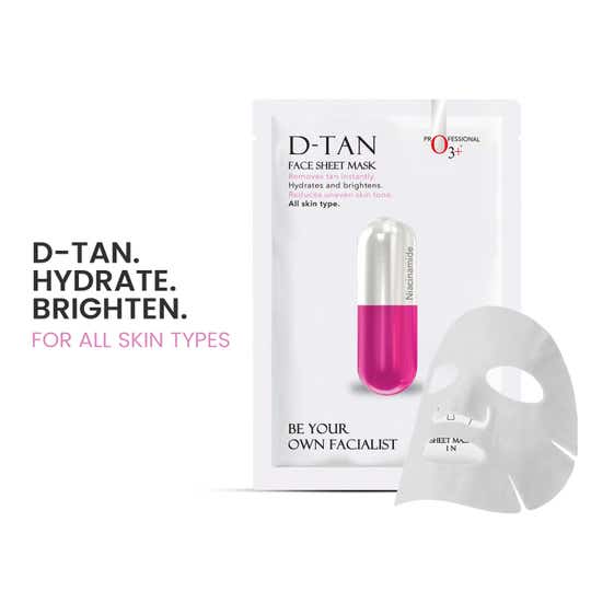 O3+ Facialist D-Tan Face Sheet Mask With Niacinamide (30g)