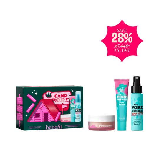 Benefit Cosmetics Camp P.O.R.E. Priming & Setting Trio (3 pcs)