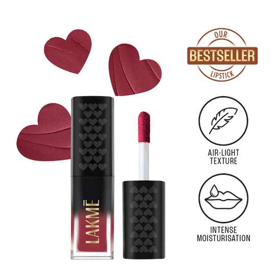 Lakme Xtraordin-airy Lip Mousse Mini - Plum Punch (1.8 g)