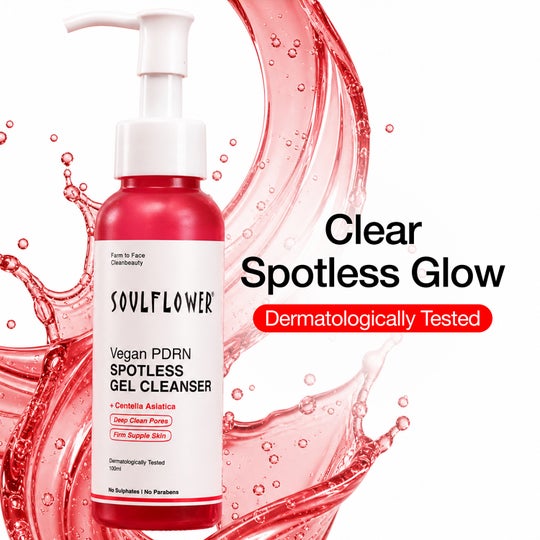 Soulflower Vegan PDRN Spotless Gel Cleanser (100 ml)